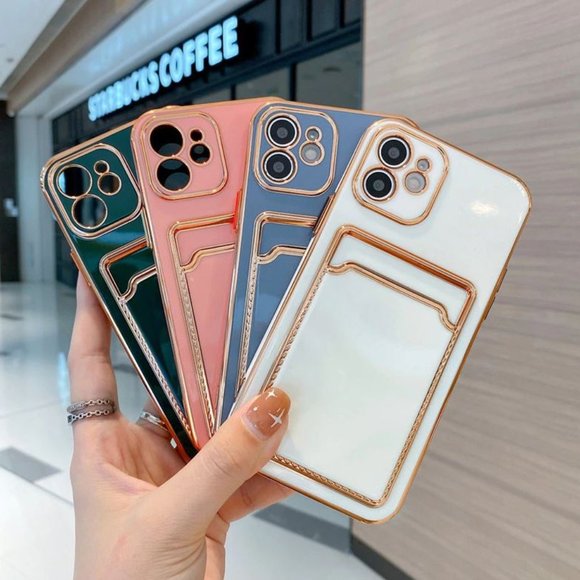 NEW iPhone 12/11/Pro/Max Luxury Card Holder case - Picture 2 of 15